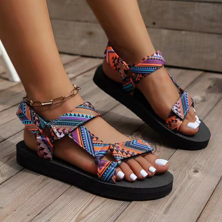 European And American Famous Ethnic Style Beach Sandals