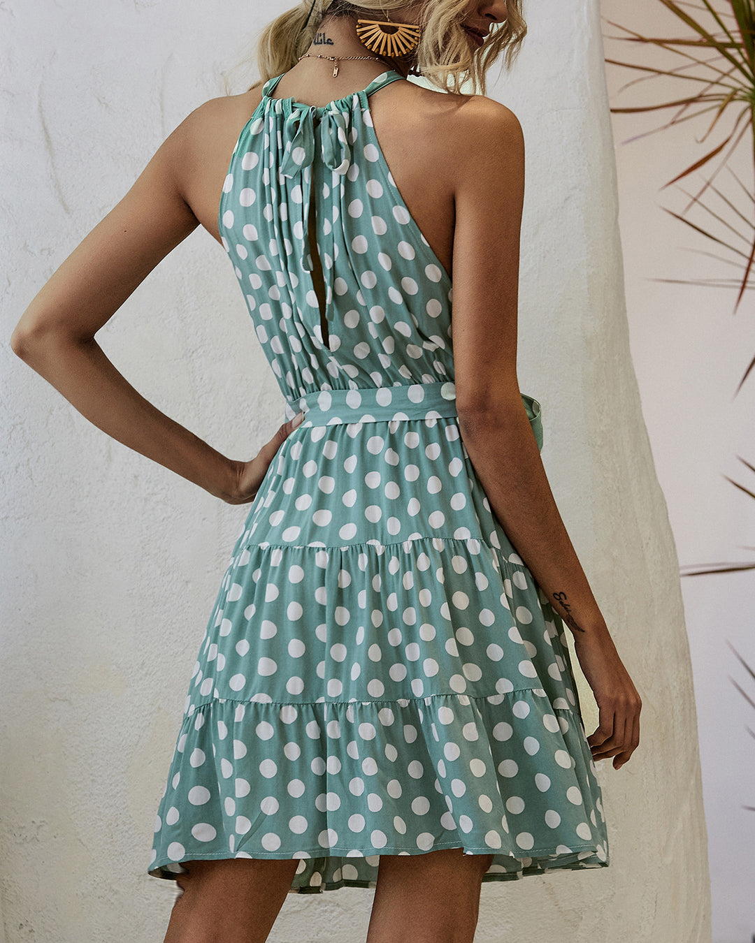 Sexy Polka Dot Print Dress Summer