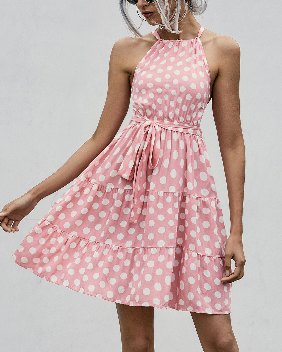 Sexy Polka Dot Print Dress Summer