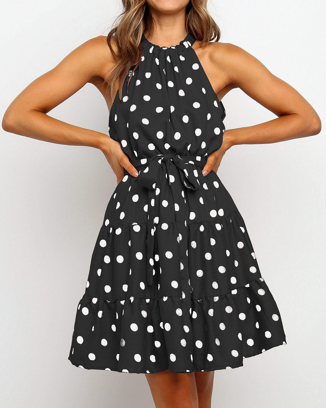 Sexy Polka Dot Print Dress Summer