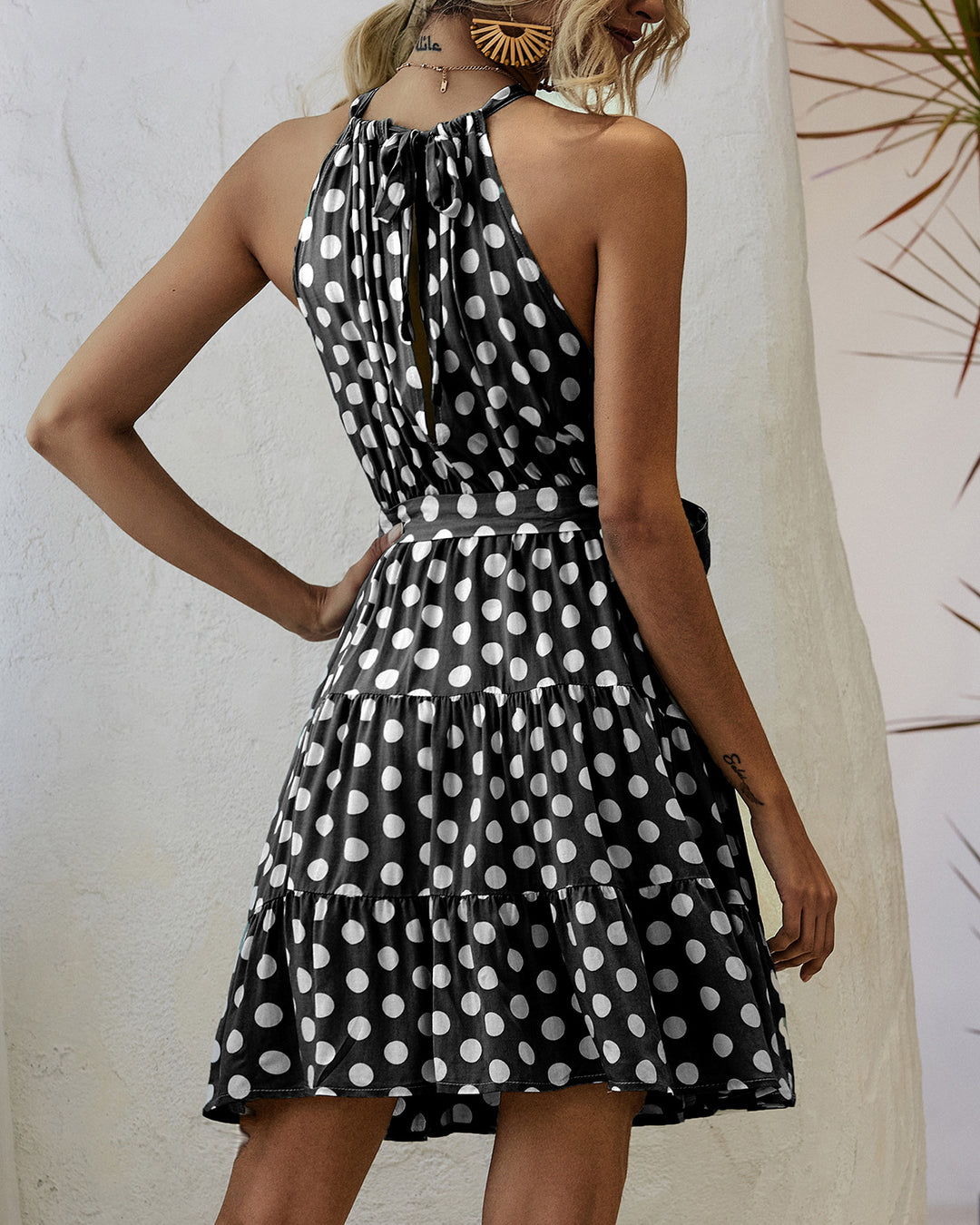 Sexy Polka Dot Print Dress Summer