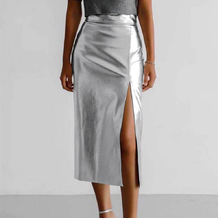 Leather High Waist Skirt