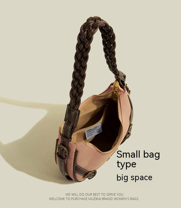 Retro Underarm Baguette Shoulder Selenodont Bag