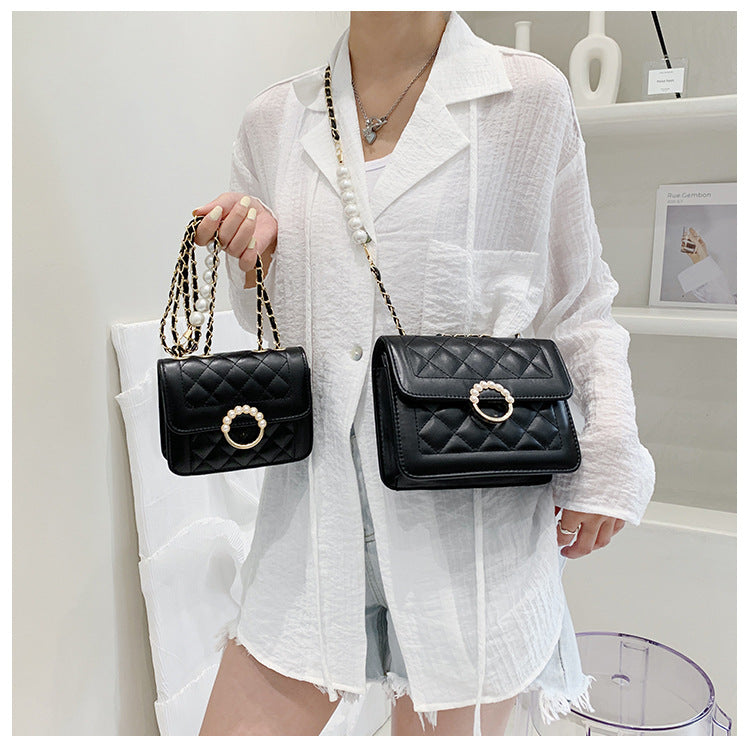 Diamond Chain Shoulder Crossbody Bag