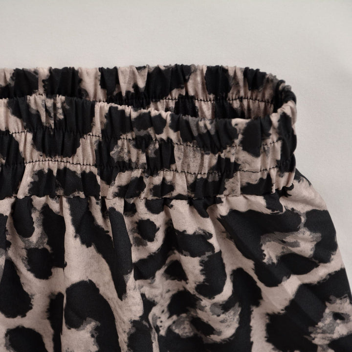 Leopard Print High Waist Skirt