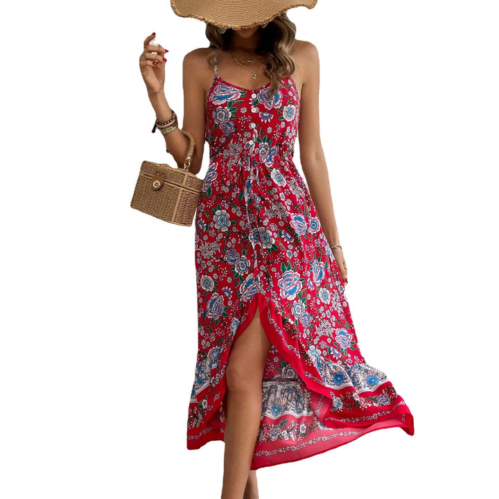 Printed Dress Sling Dress