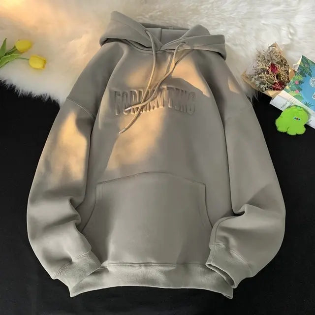 Winter Letter  Thicken Hoodies