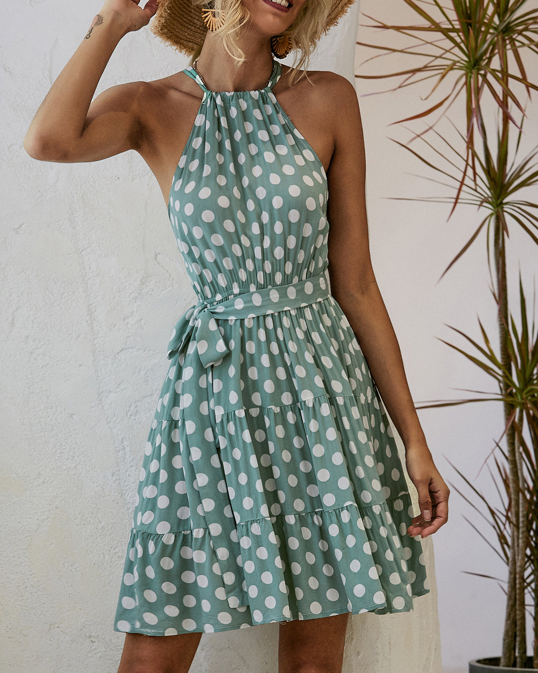 Sexy Polka Dot Print Dress Summer