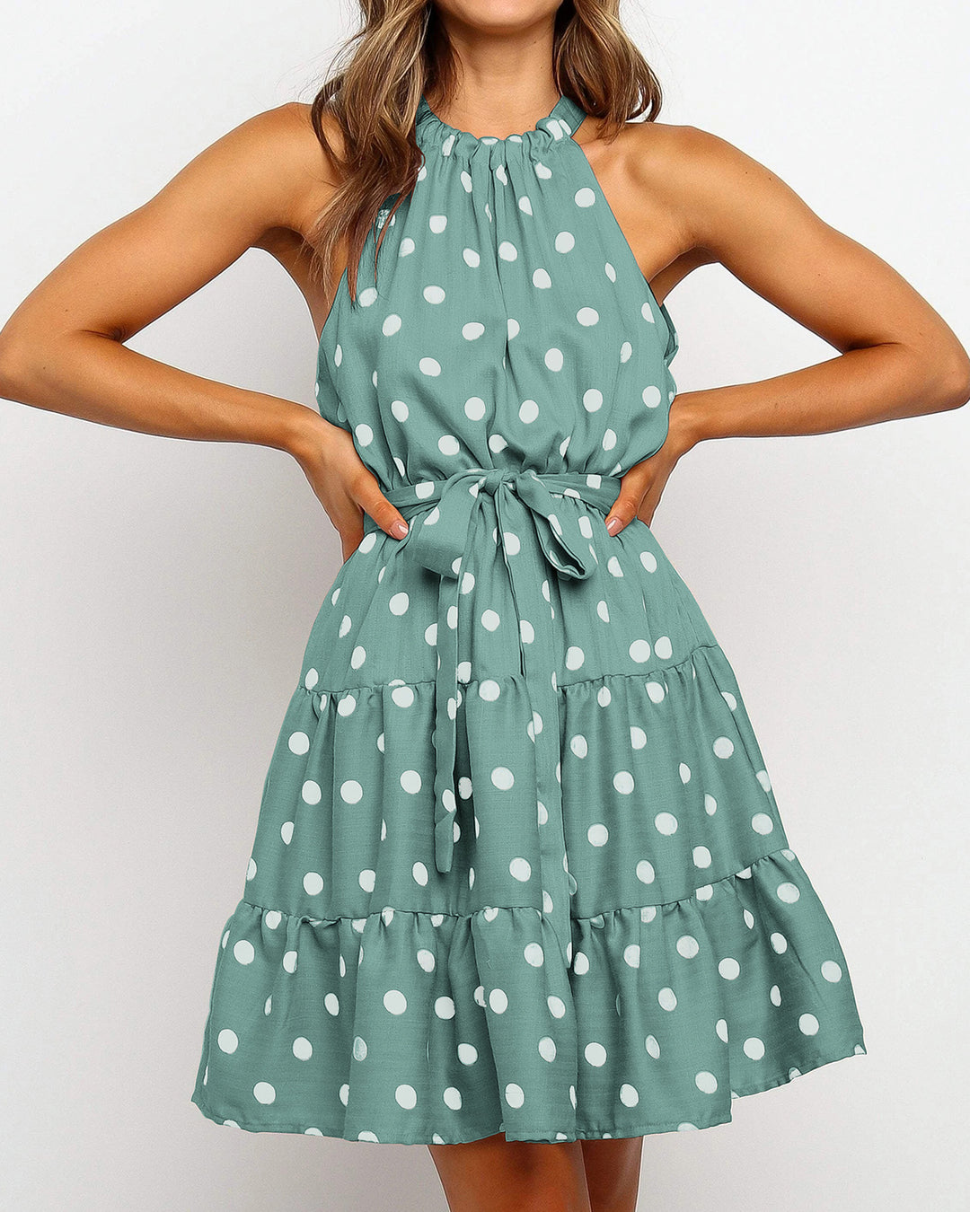 Sexy Polka Dot Print Dress Summer