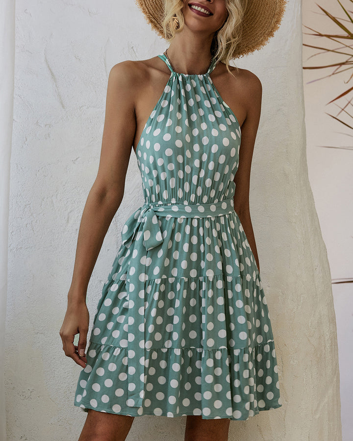 Sexy Polka Dot Print Dress Summer