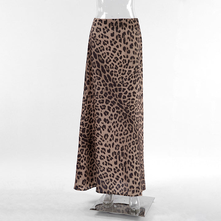 Leopard Print Dress Fashion Mermaid Skirt