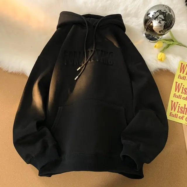 Winter Letter  Thicken Hoodies