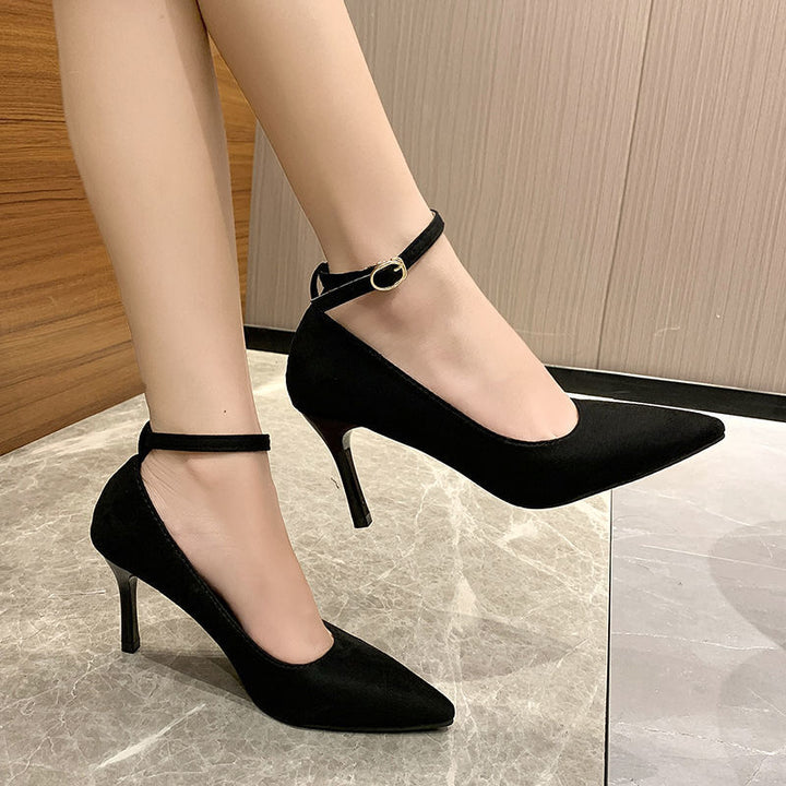 Women's Graduation Photo Stiletto Heel All-matching High Heels