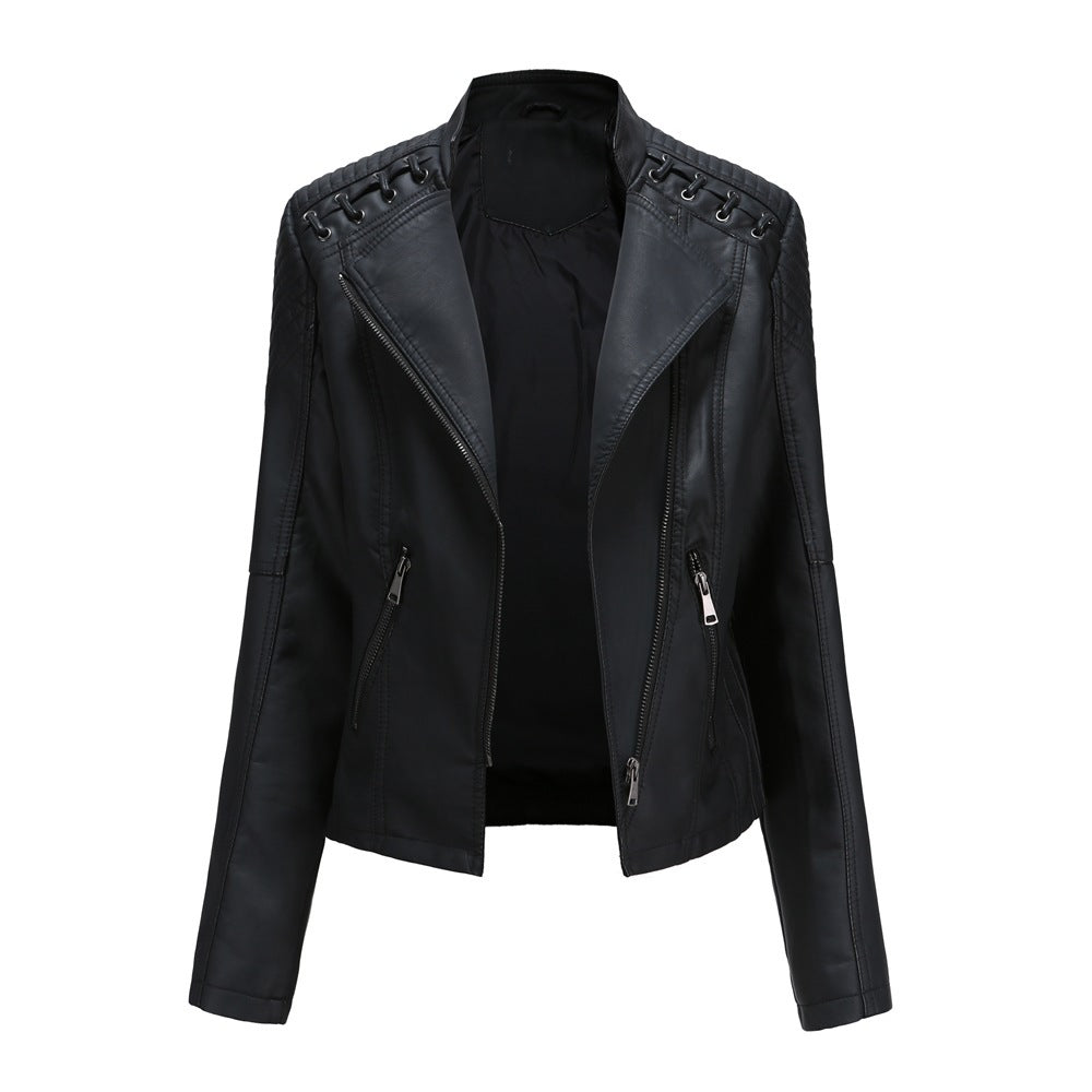 Youth Fashion Leather Short Jacket