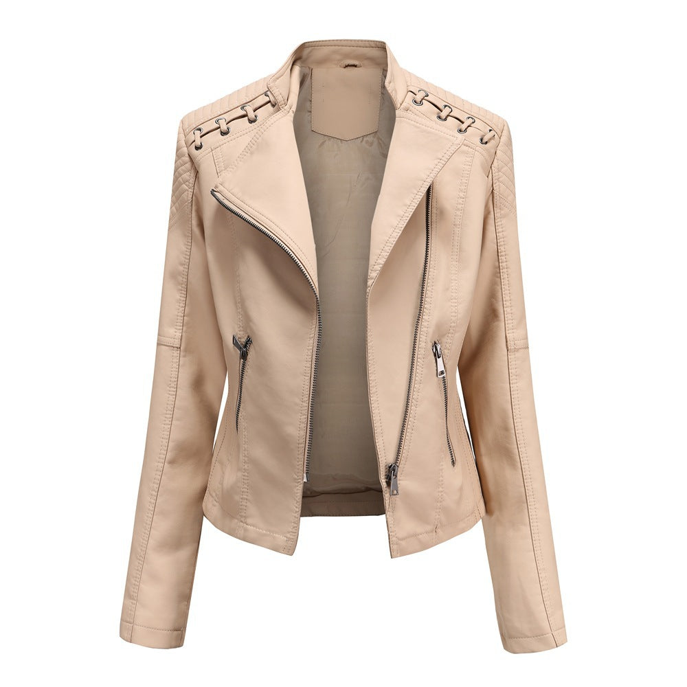 Youth Fashion Leather Short Jacket