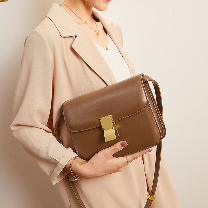 Retro Leather Shoulder Messenger Bag