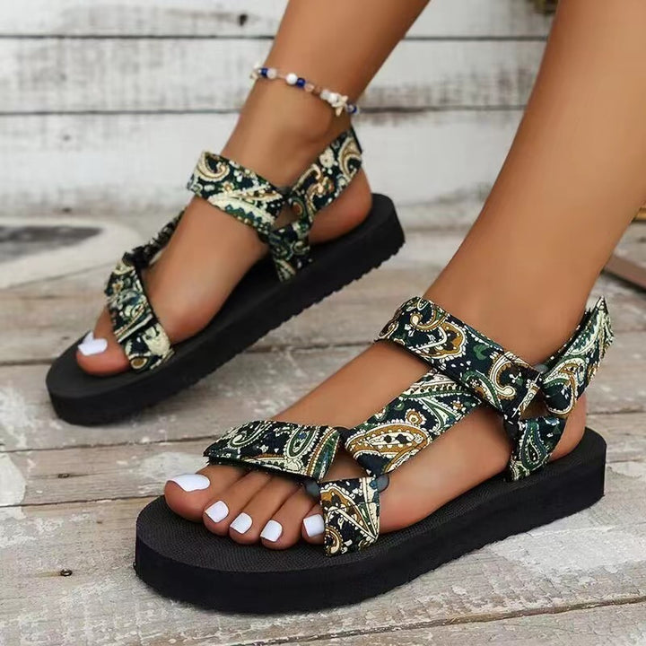 European And American Famous Ethnic Style Beach Sandals