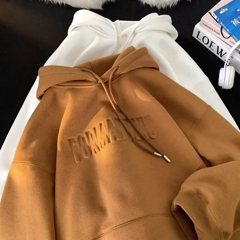 Winter Letter  Thicken Hoodies